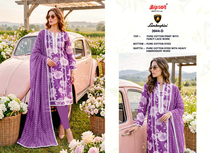 Lamborghini 3944-3946 Bipson Prints Cotton Pant Style Suits Wholesaler Ahmedabad