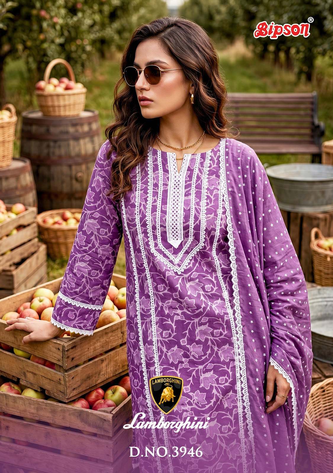 Lamborghini 3944-3946 Bipson Prints Cotton Pant Style Suits Wholesaler Ahmedabad