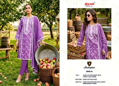 Lamborghini 3944-3946 Bipson Prints Cotton Pant Style Suits Wholesaler Ahmedabad
