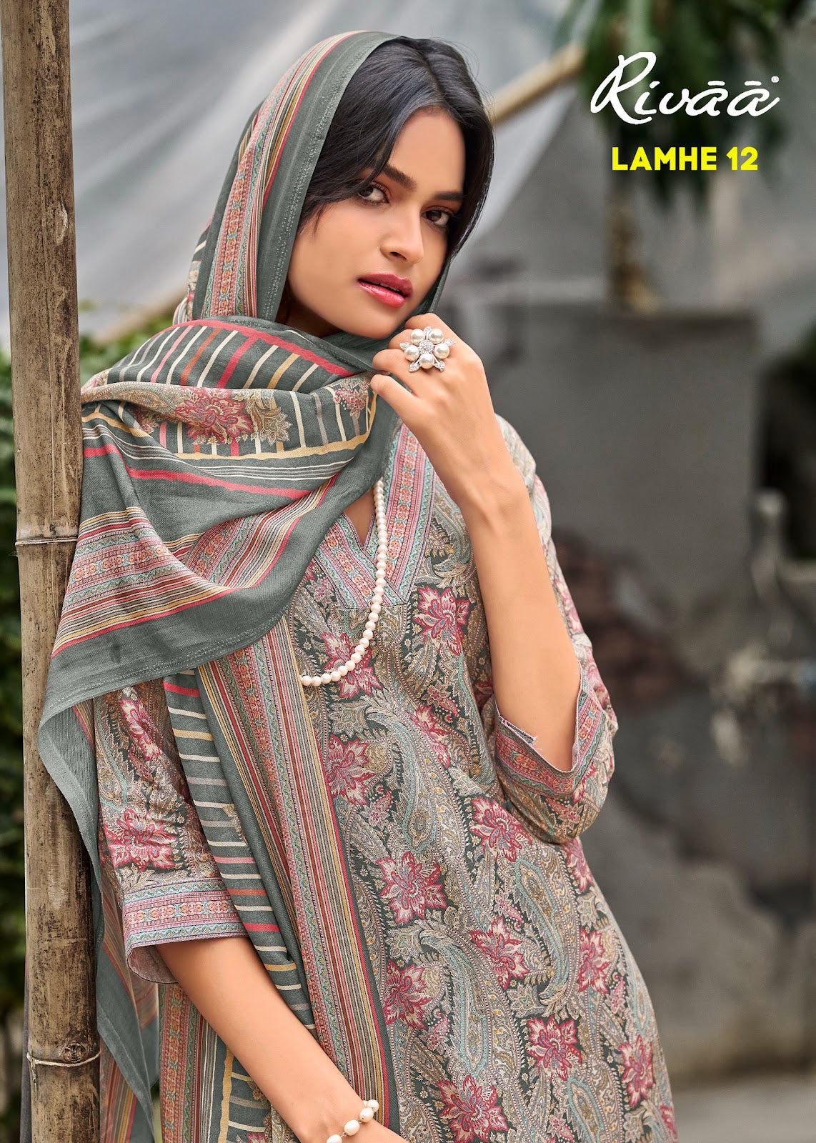 Lamhe 12 Rivaa Bemberg Pashmina Suits Wholesale Price