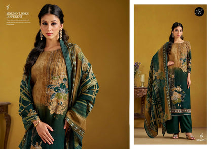 Lamhe Belliza Designer Studio Viscose Rayon Karachi Salwar Suits Exporter