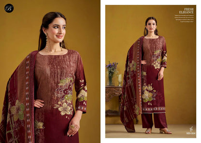 Lamhe Belliza Designer Studio Viscose Rayon Karachi Salwar Suits Exporter
