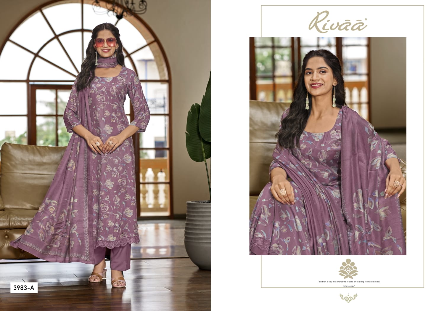 Sinhan Aksr Roman Silk Readymade Plazzo Style Suits Supplier
