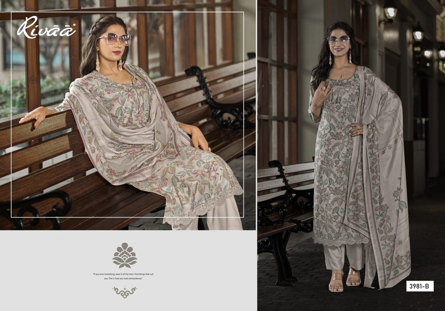 Lamhe Rivaa Pashmina Suits Wholesaler