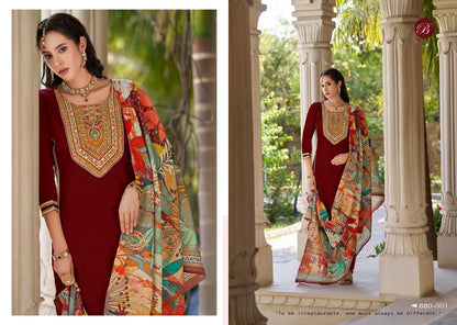 Lamia Belliza Designer Studio Pure Jam Karachi Salwar Suits Exporter Gujarat