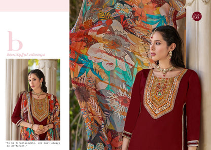 Lamia Belliza Designer Studio Pure Jam Karachi Salwar Suits Exporter Gujarat