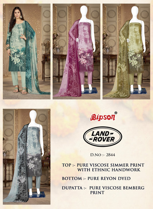 Land Rover 2844 Bipson Prints Viscose Simmer Pant Style Suits Manufacturer Ahmedabad