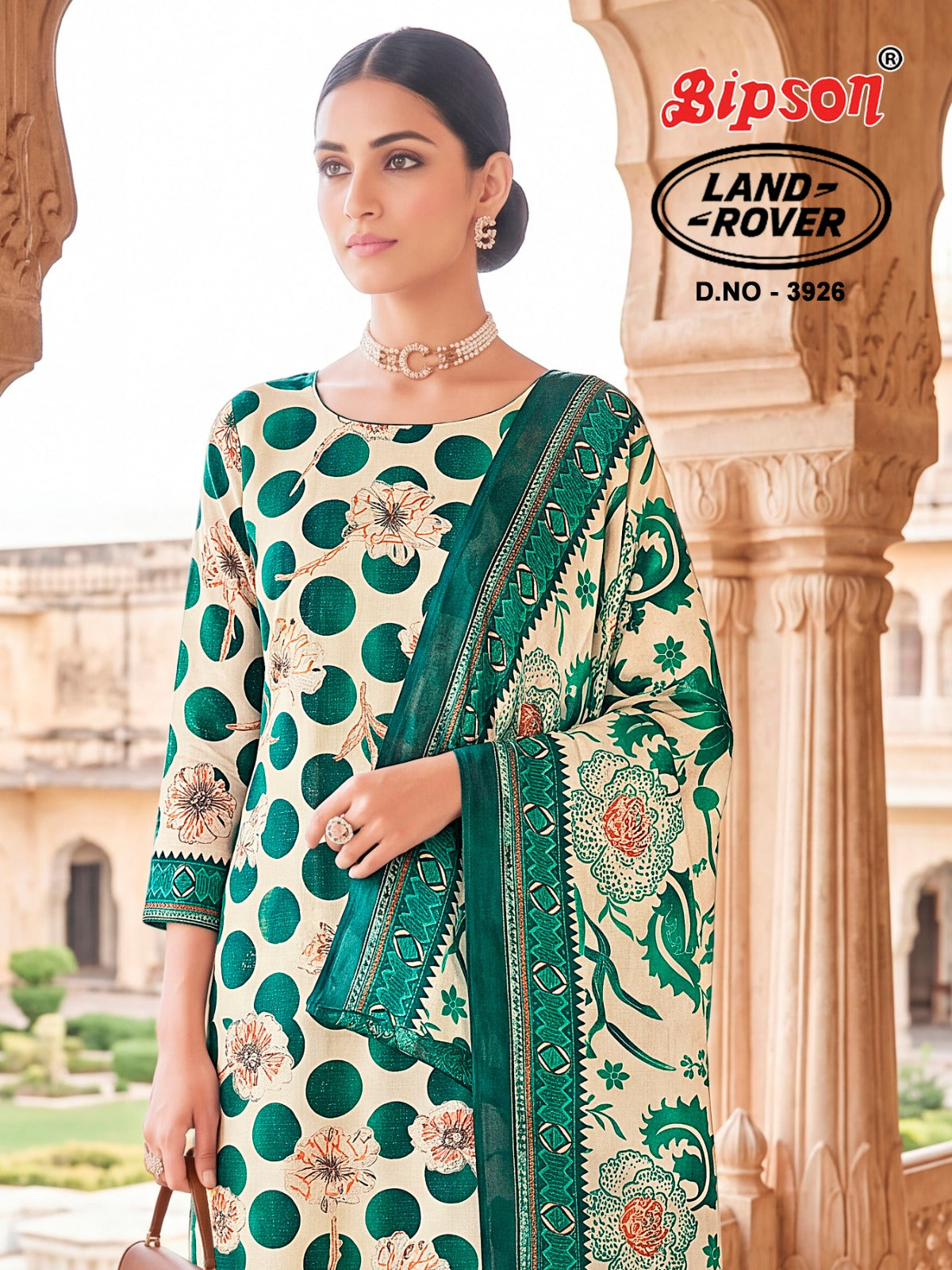 Land Rover 3926 Bipson Prints Viscose Pant Style Suits Manufacturer India
