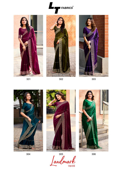 Landmark Vol 3 Lt Fabrics Silk Sarees Wholesale Price