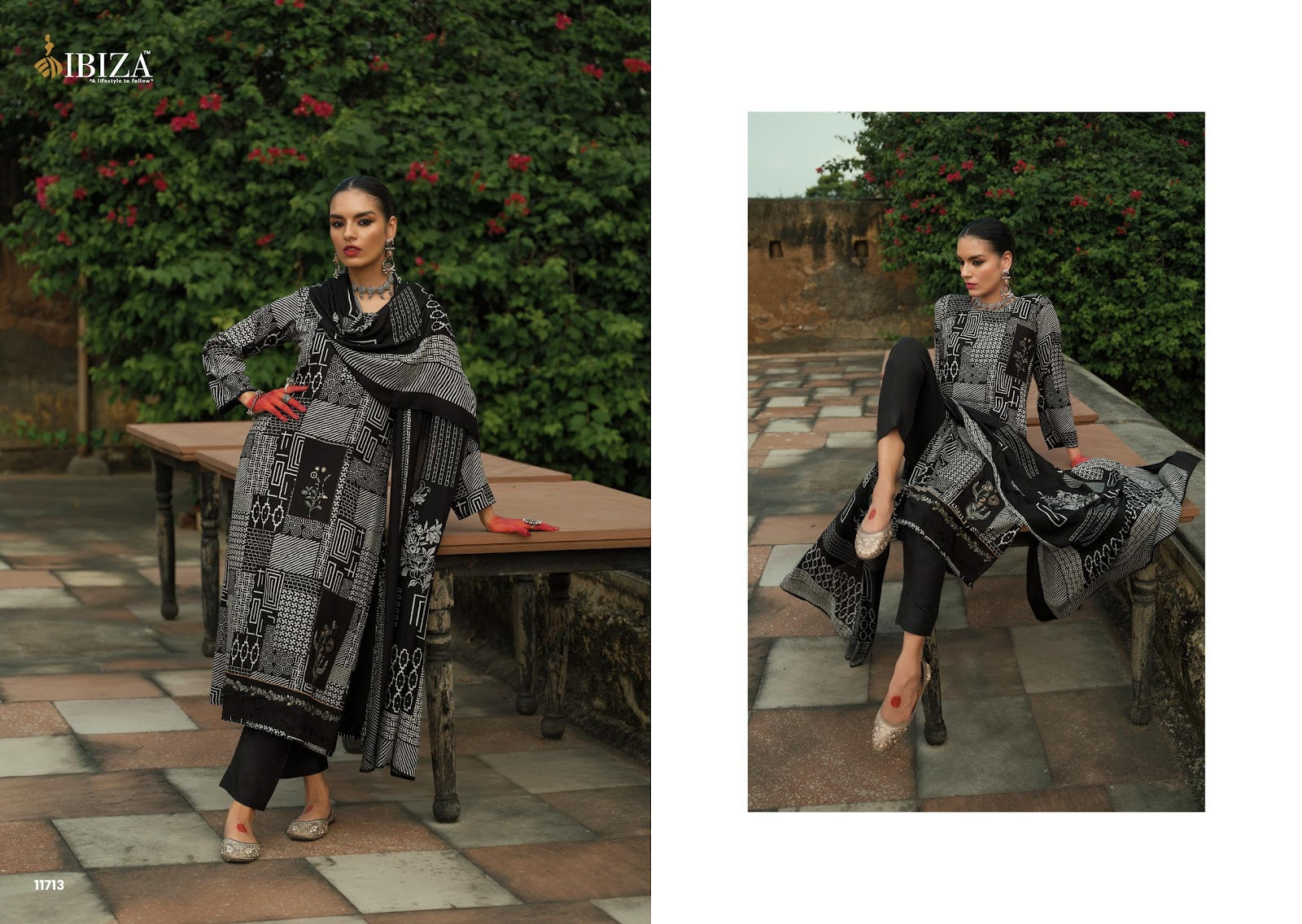 Larana Ibiza Pashmina Suits Exporter