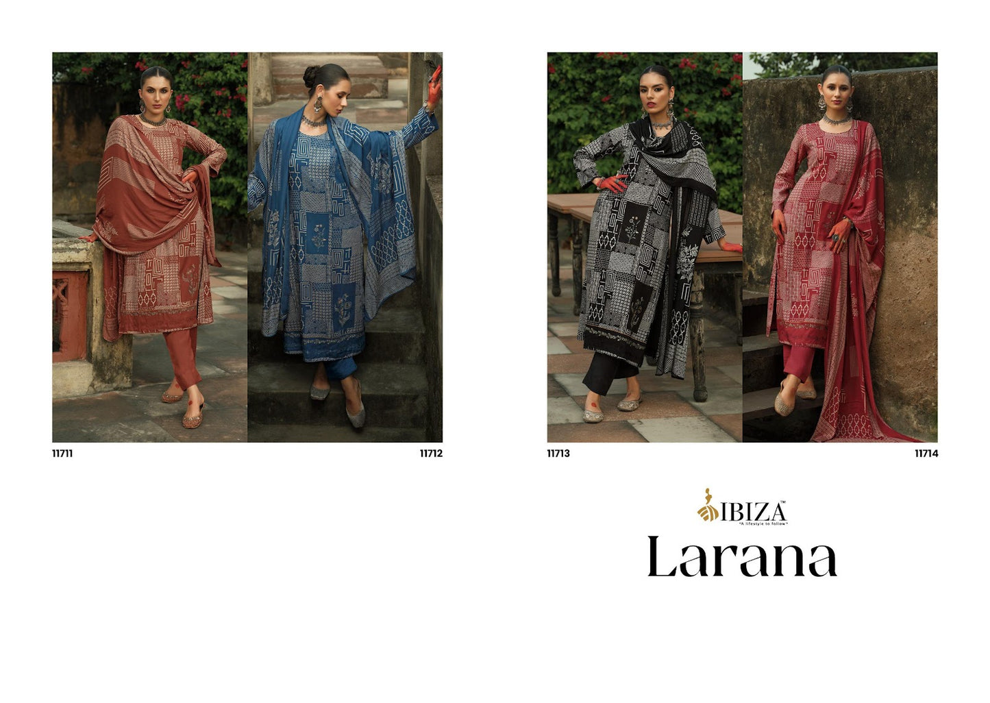 Larana Ibiza Pashmina Suits Exporter