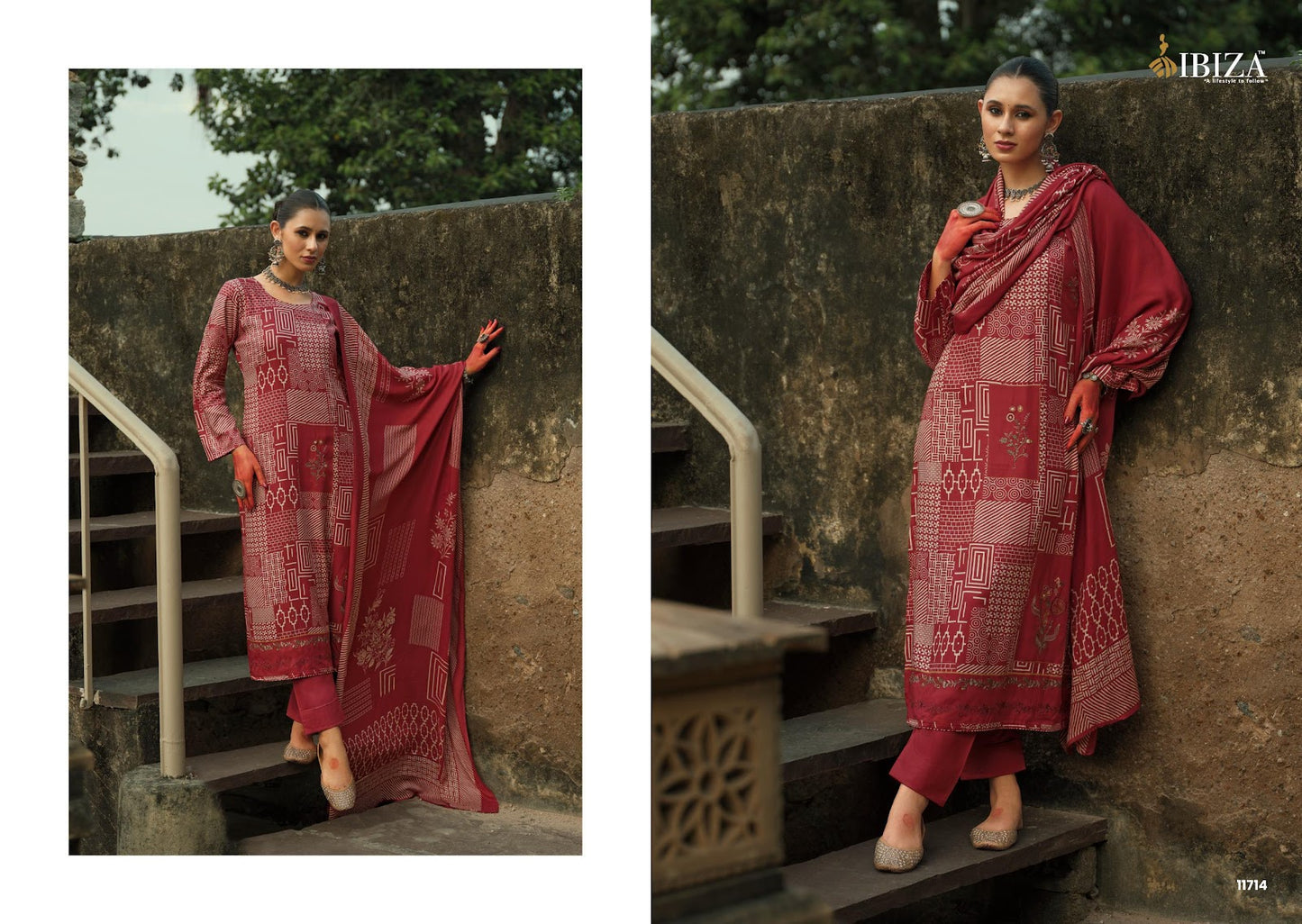 Larana Ibiza Pashmina Suits Exporter