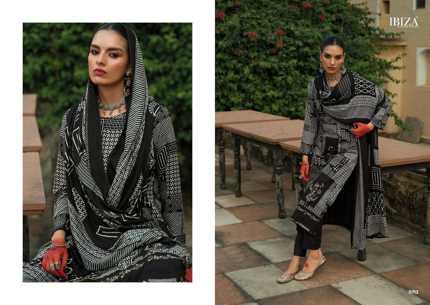 Larana Ibiza Pashmina Suits Exporter