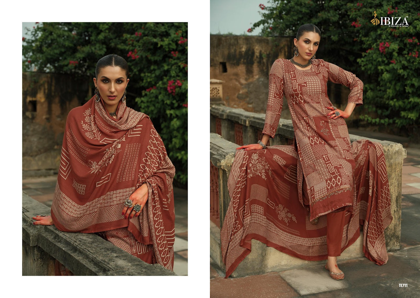 Larana Ibiza Pashmina Suits Exporter