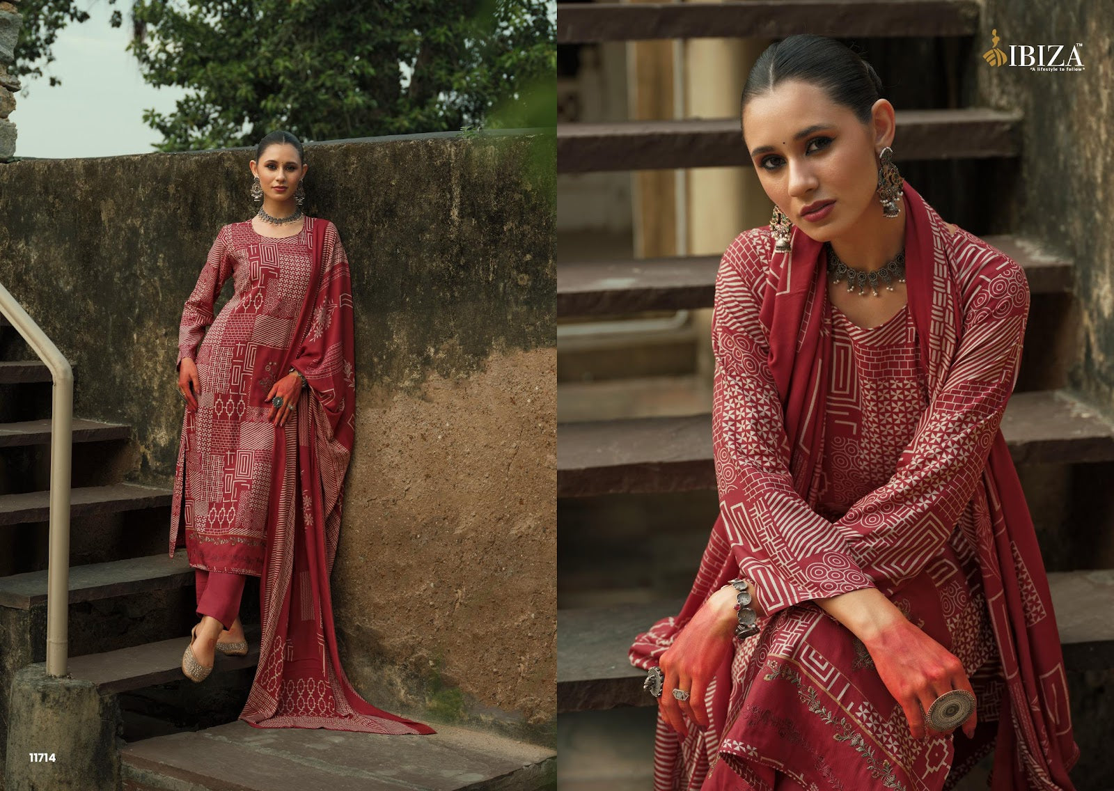 Larana Ibiza Pashmina Suits Exporter