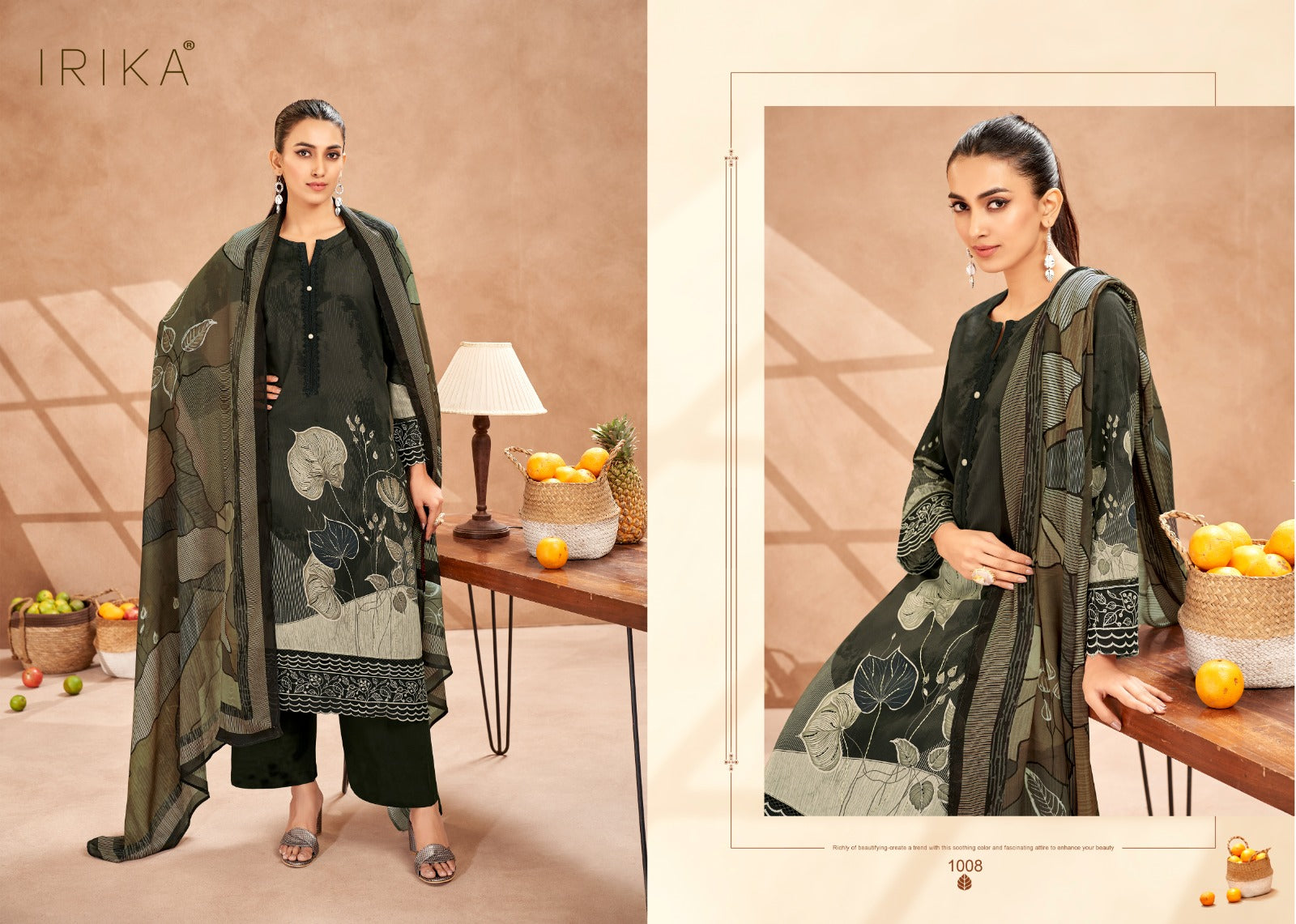 Laren Irika Cambric Cotton Plazzo Style Suits Wholesaler