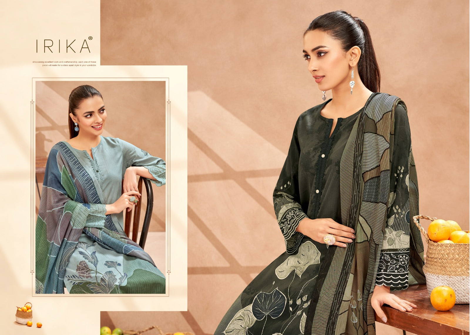 Laren Irika Cambric Cotton Plazzo Style Suits Wholesaler