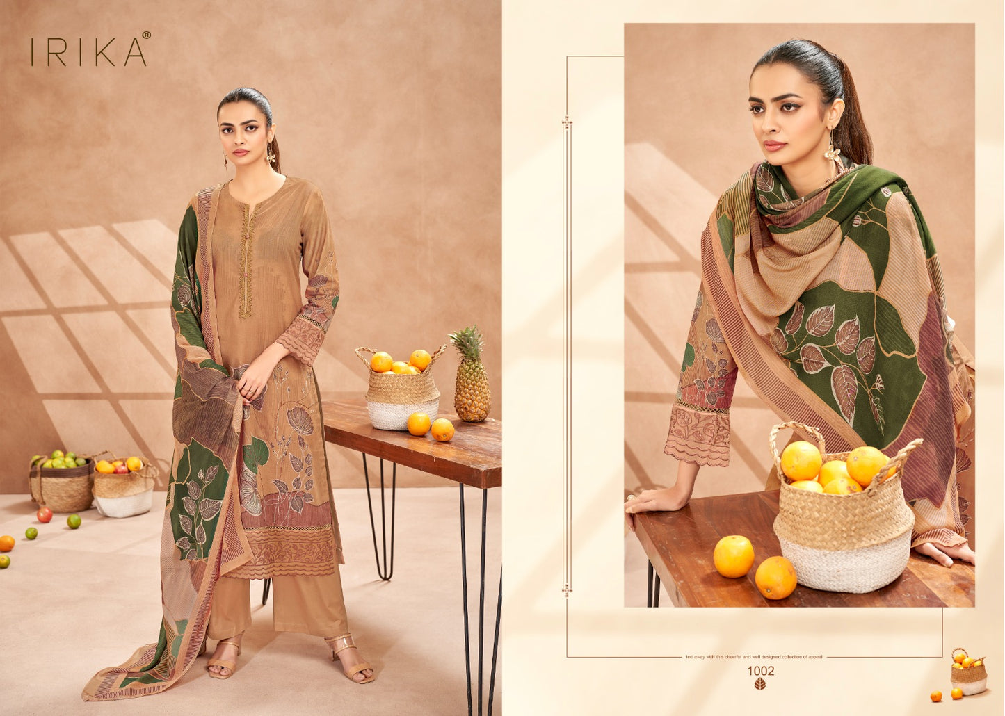 Laren Irika Cambric Cotton Plazzo Style Suits Wholesaler
