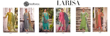Larisa Sadhana Pure Muslin Pant Style Suits Supplier