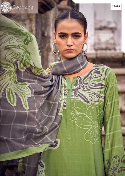 Larisa Sadhana Pure Muslin Pant Style Suits Supplier