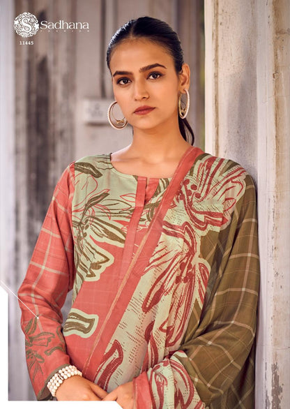 Larisa Sadhana Pure Muslin Pant Style Suits Supplier