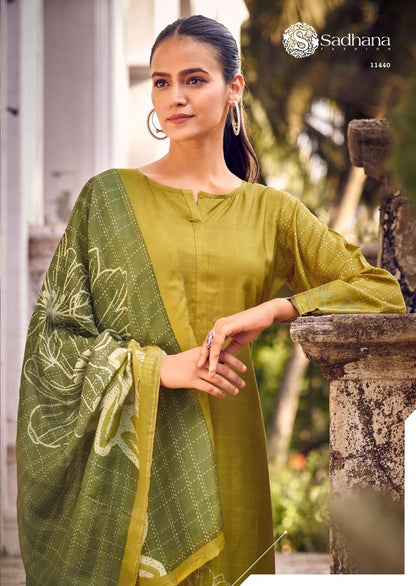 Larisa Sadhana Pure Muslin Pant Style Suits Supplier