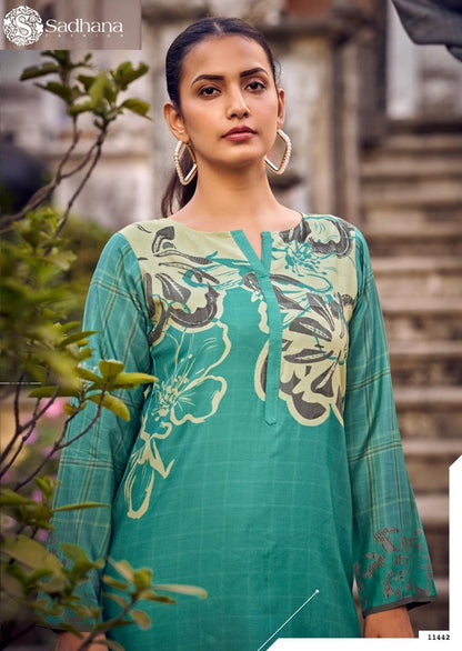 Larisa Sadhana Pure Muslin Pant Style Suits Supplier