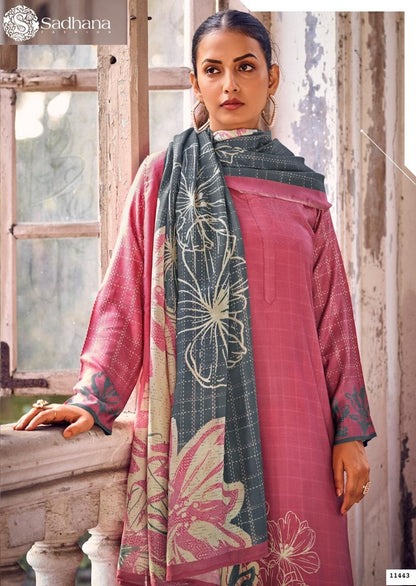 Larisa Sadhana Pure Muslin Pant Style Suits Supplier