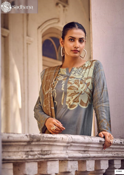 Larisa Sadhana Pure Muslin Pant Style Suits Supplier