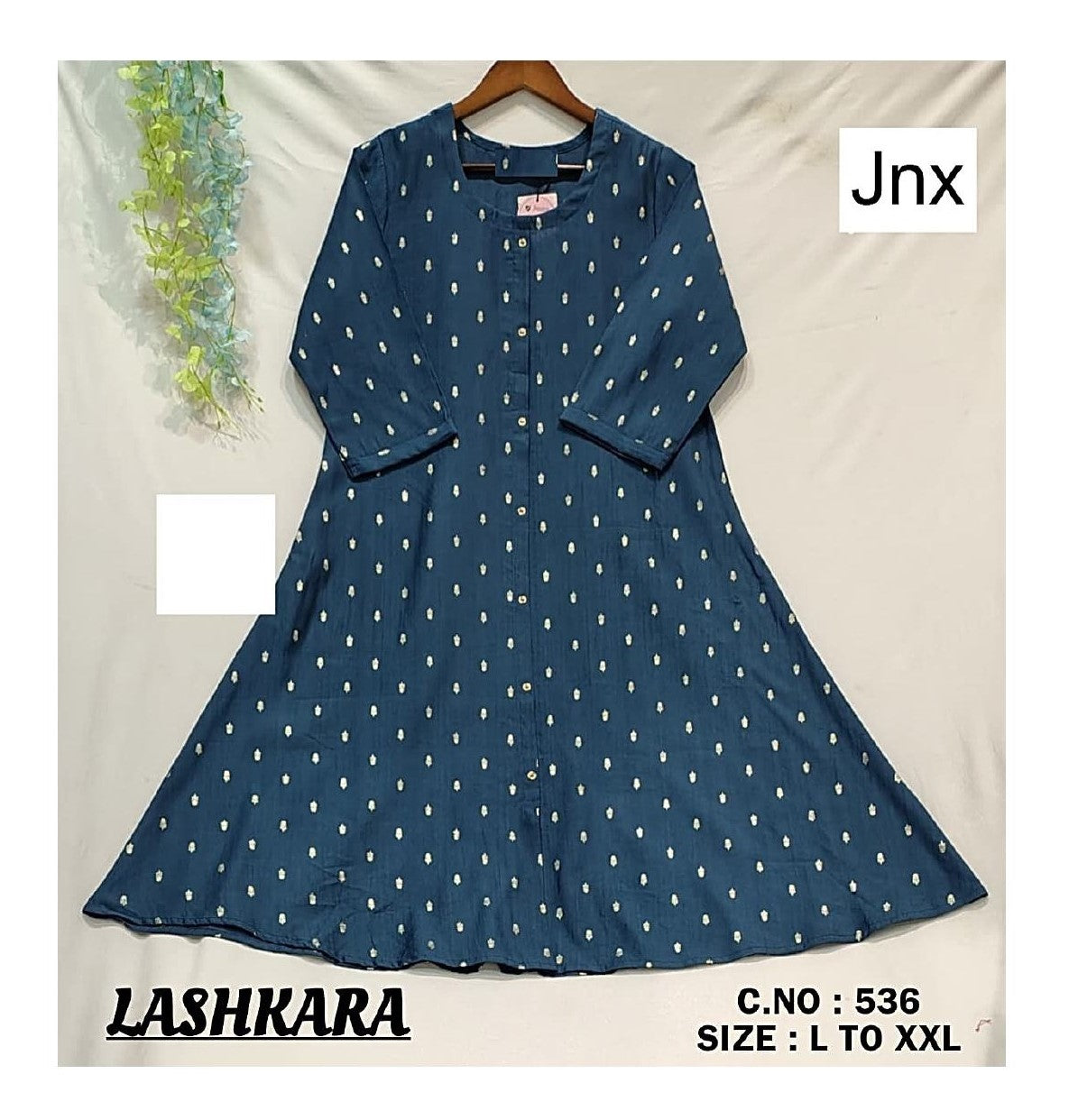 Lashkara 1209 Jnx Vertican Kurtis Manufacturer Gujarat