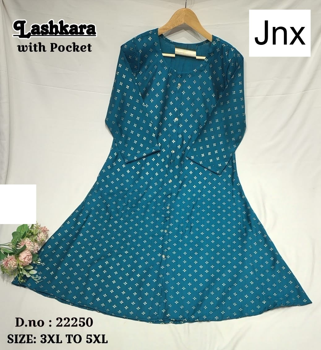 Lashkara 1303 Jnx Vertican Plus Size Kurtis Wholesale