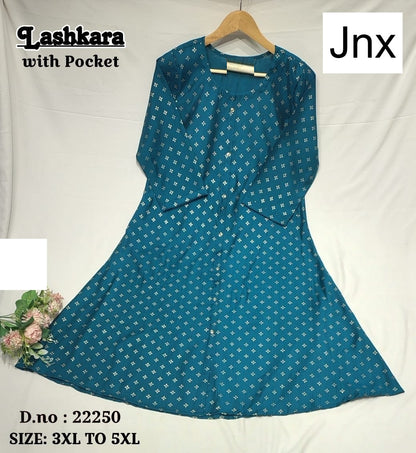 Lashkara 1303 Jnx Vertican Plus Size Kurtis Wholesale