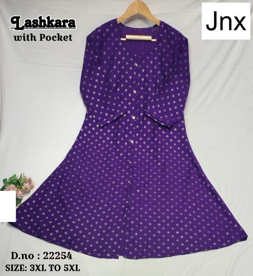 Lashkara 1303 Jnx Vertican Plus Size Kurtis Wholesale