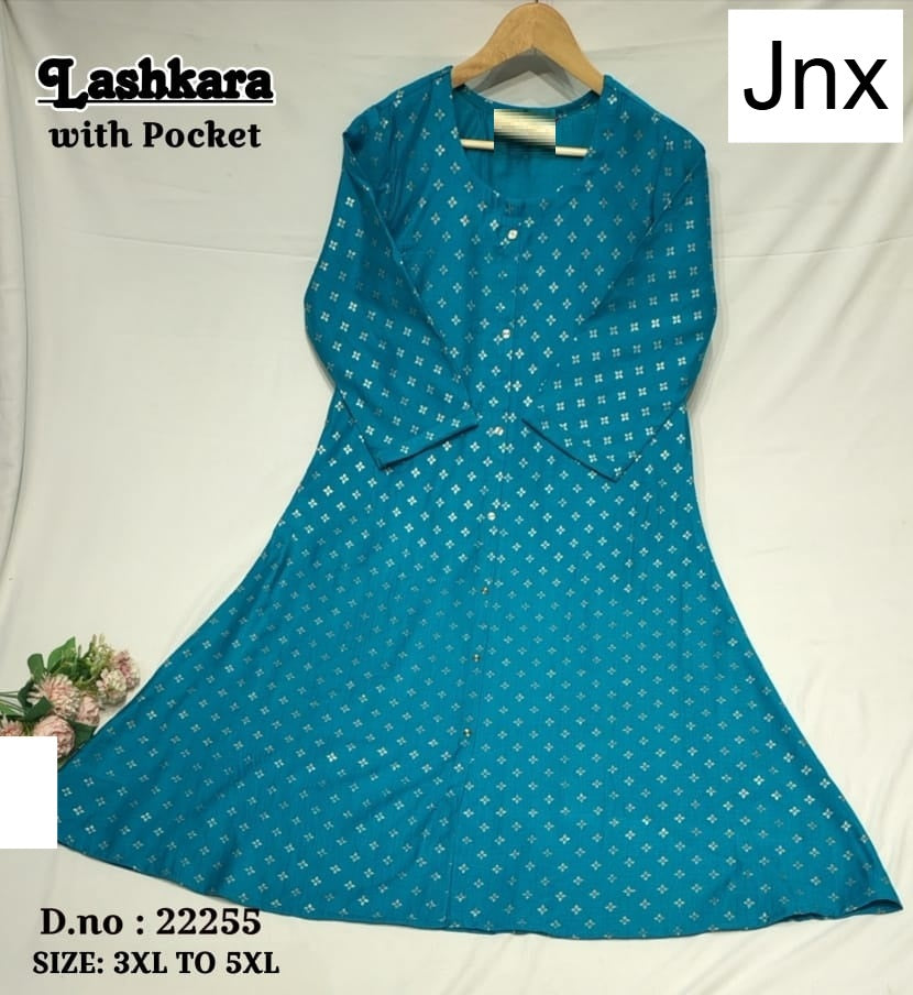 Lashkara 1303 Jnx Vertican Plus Size Kurtis Wholesale