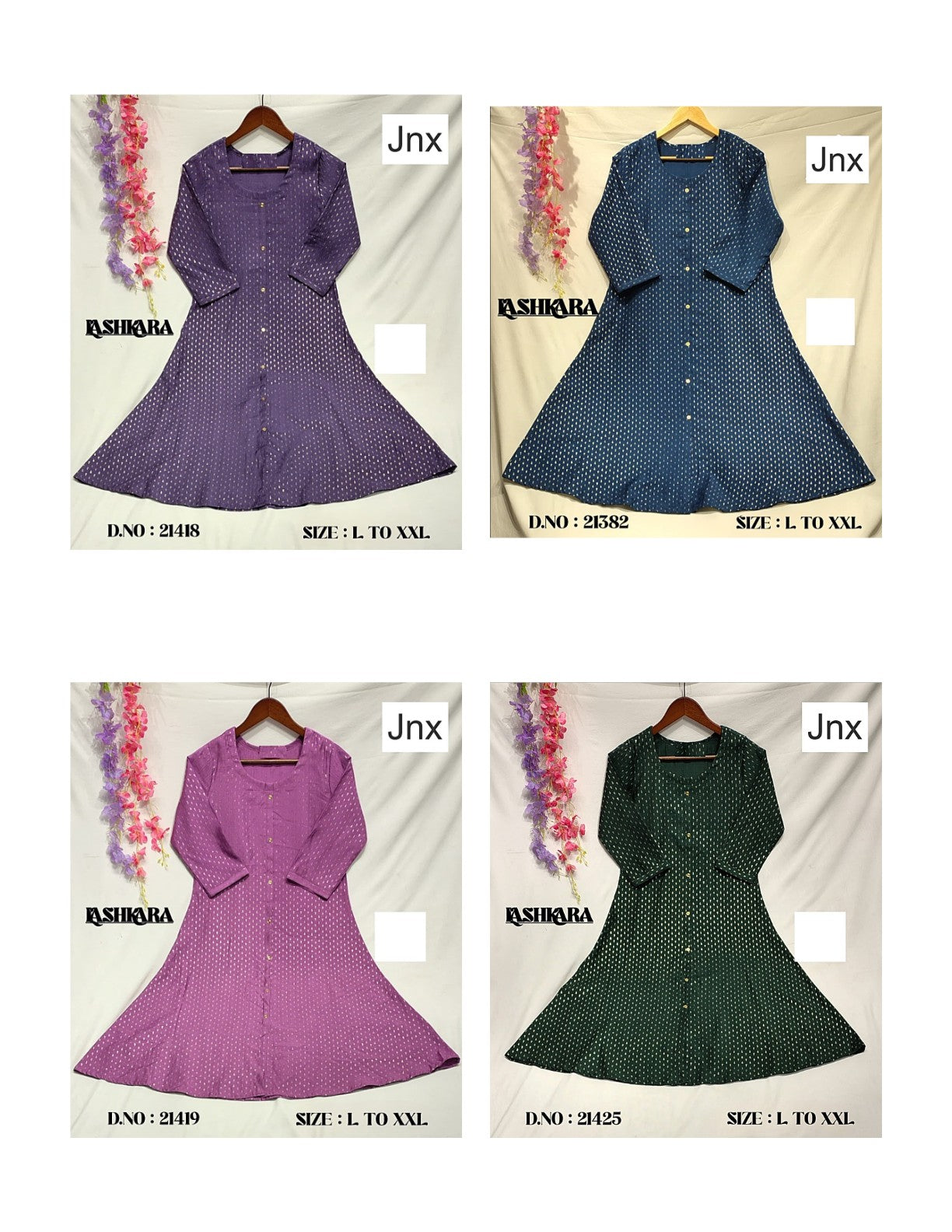 Lashkara Jnx Vertican A-Line Kurti Manufacturer Gujarat