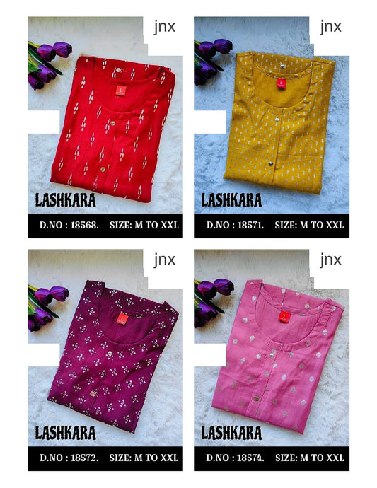 Lashkara Jnx Vetican Kurti With Pocket Manufacturer Gujarat