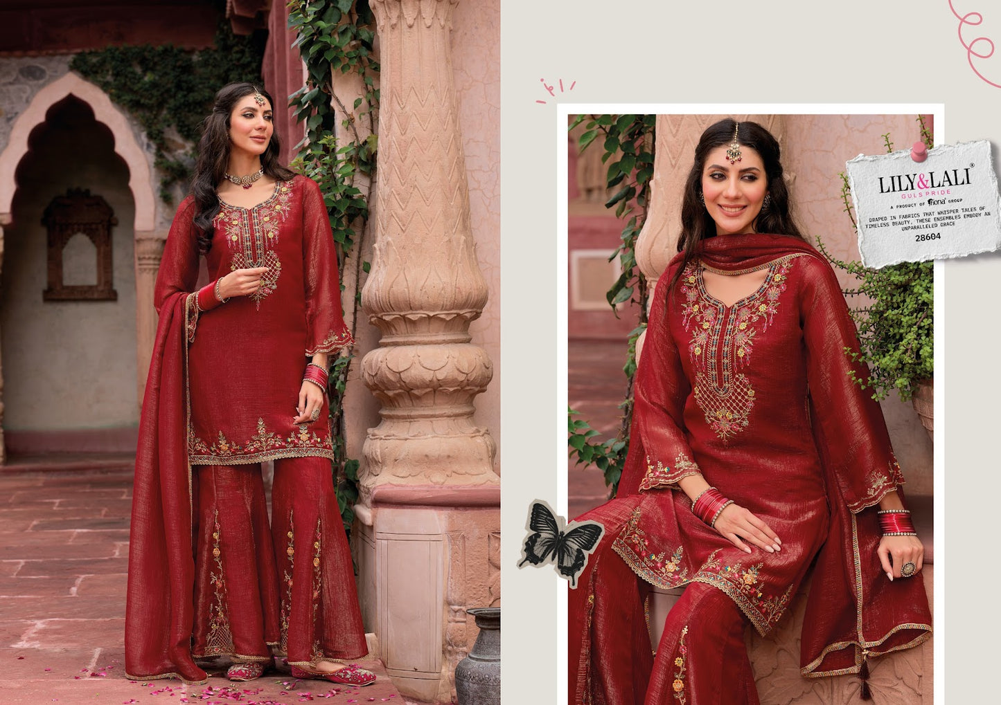 Lashkara Lily Lali Silk Readymade Suits Manufacturer Gujarat