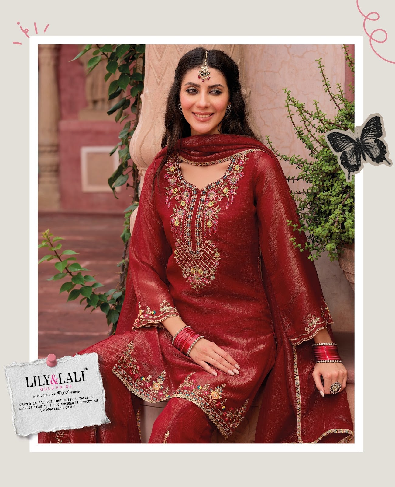 Lashkara Lily Lali Silk Readymade Suits Manufacturer Gujarat