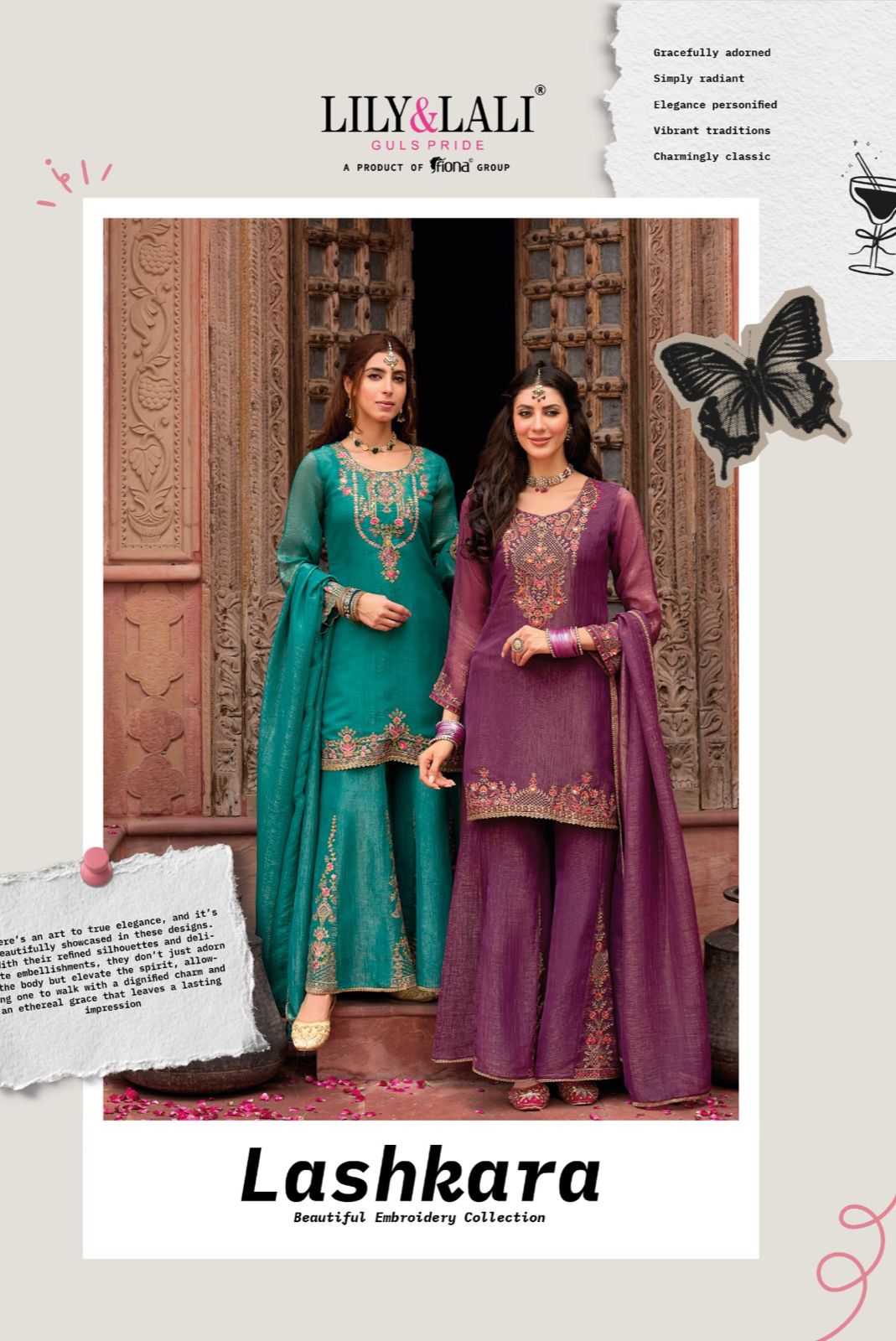 Lashkara Lily Lali Silk Readymade Suits Manufacturer Gujarat