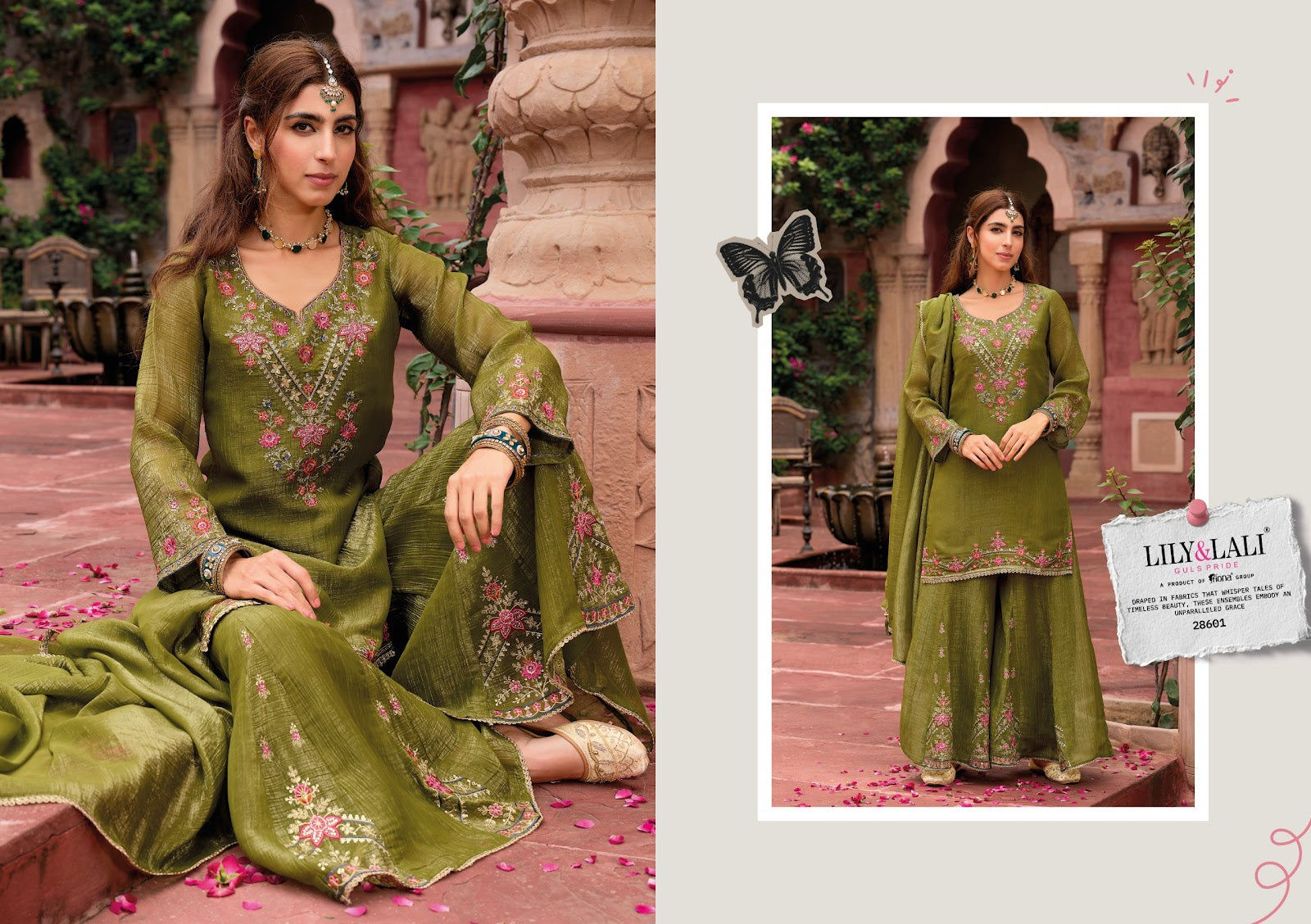 Lashkara Lily Lali Silk Readymade Suits Manufacturer Gujarat