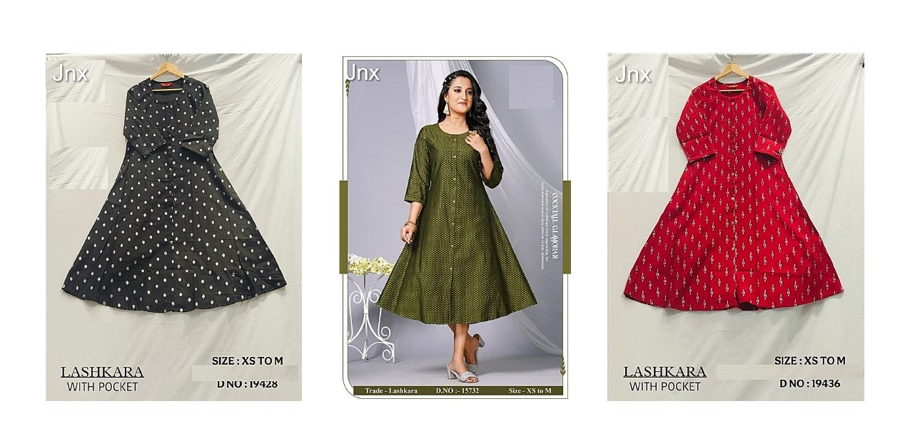 Lashkara New Jnx Vetican Kurti With Pocket Manufacturer India