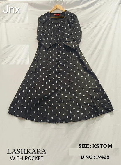 Lashkara New Jnx Vetican Kurti With Pocket Manufacturer India