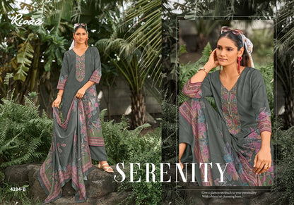 Lata 3 Rivaa Pashmina Suits Supplier India