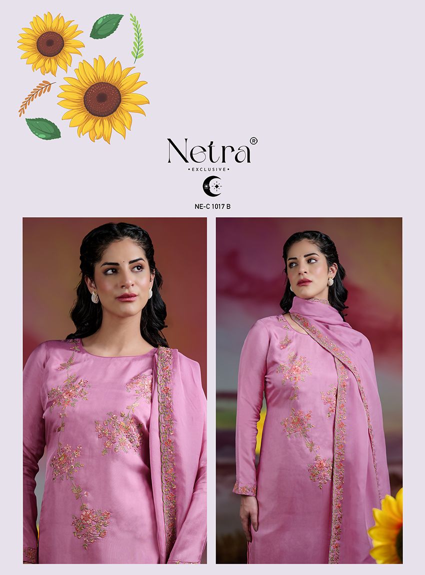 Latika Netra Silk Pant Style Suits Wholesaler Ahmedabad