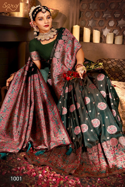 Latika Silk Vol 2 Saroj Satin Silk Sarees Wholesaler