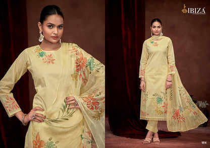 Latima Ibiza Pure Organdy Pant Style Suits Wholesaler Gujarat