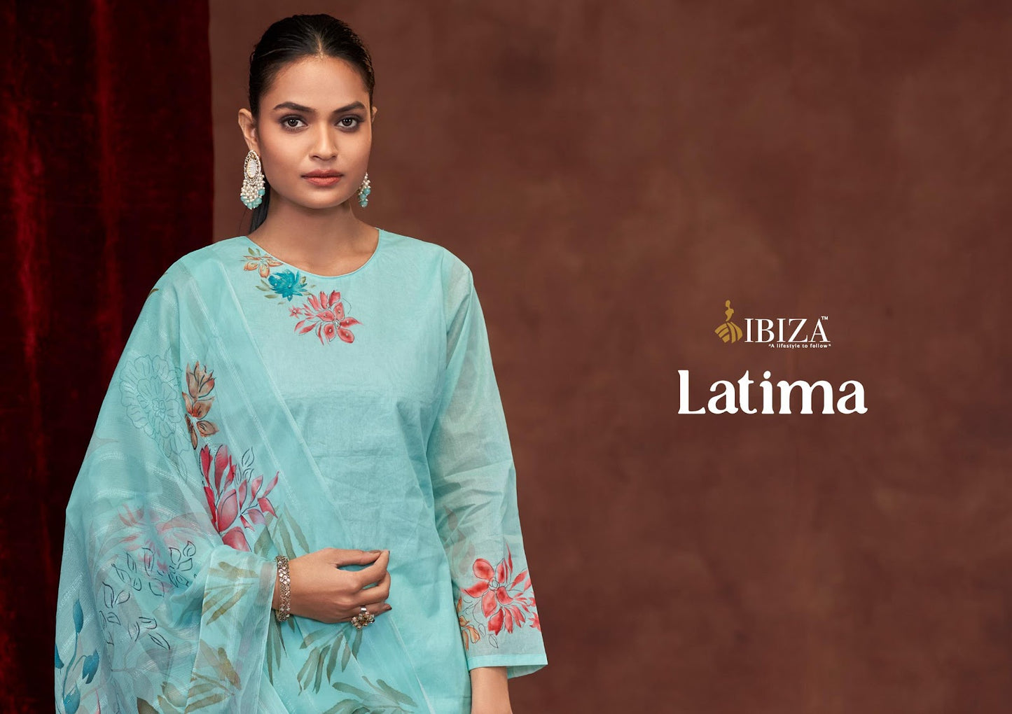 Latima Ibiza Pure Organdy Pant Style Suits Wholesaler Gujarat