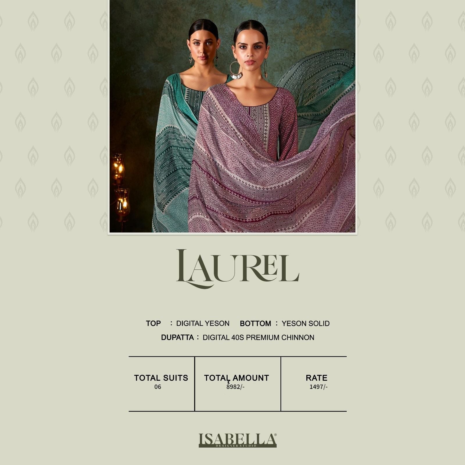 Laurel Yesfab Isabella Pant Style Suits Manufacturer India