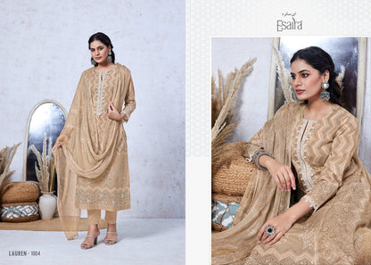 Lauren Esaira Cotton Cambric Pant Style Suits Supplier