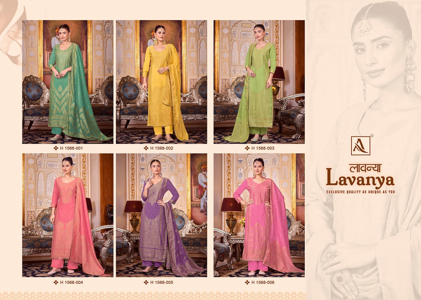 Lavanya Alok Lawn Cotton Karachi Salwar Suits Manufacturer
